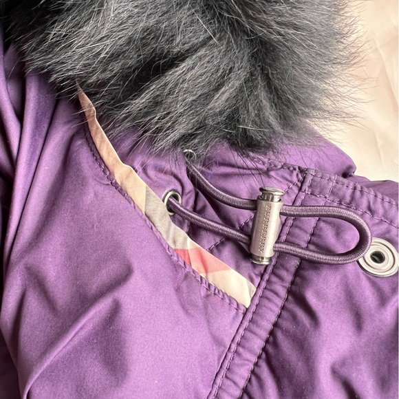 Burberry Brit Purple Puffer Jacket size M - Picture 6 of 6